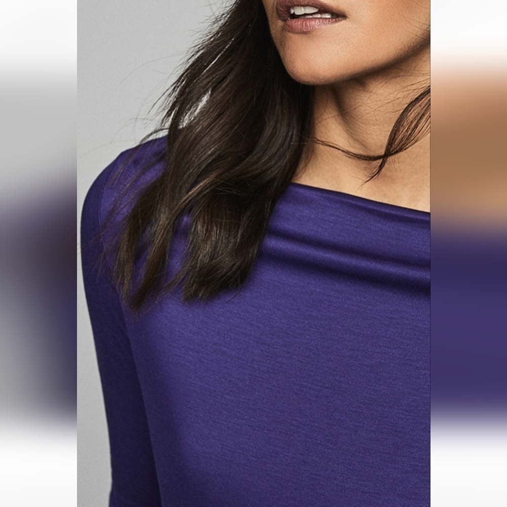 NWT REISS | Marilyn Long Sleeved Top - Picture 3 of 6